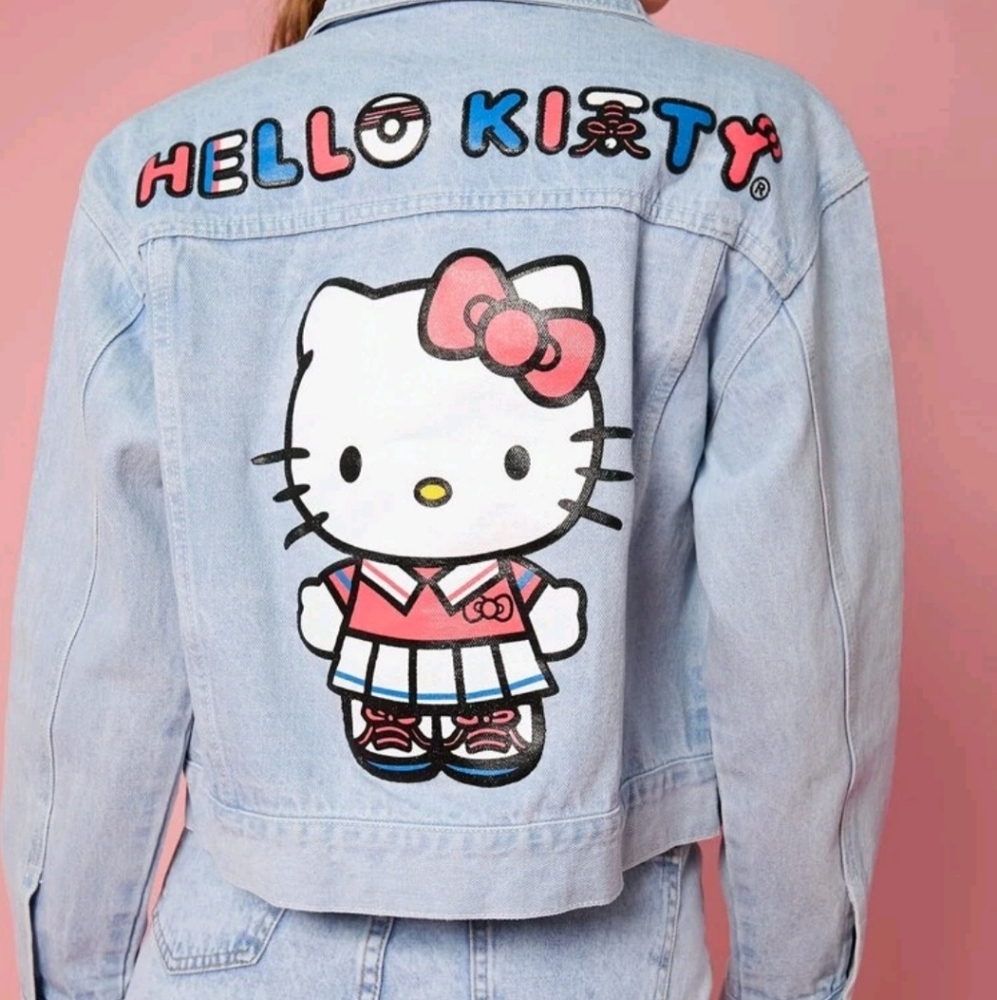 Shein X Hello Kitty and Friends Denim Jacket